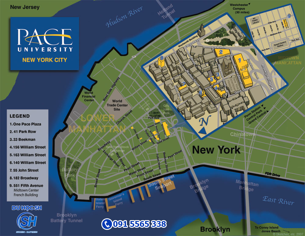 Địa điểm Pace University